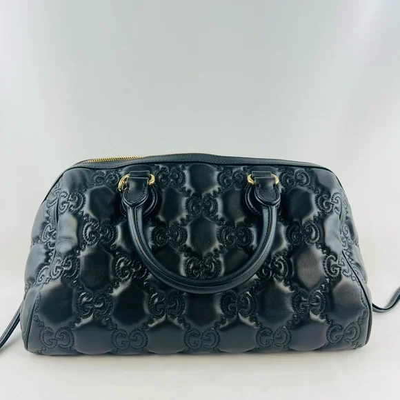 Gucci Matelasse Boston Handbag - Picture 2 of 12